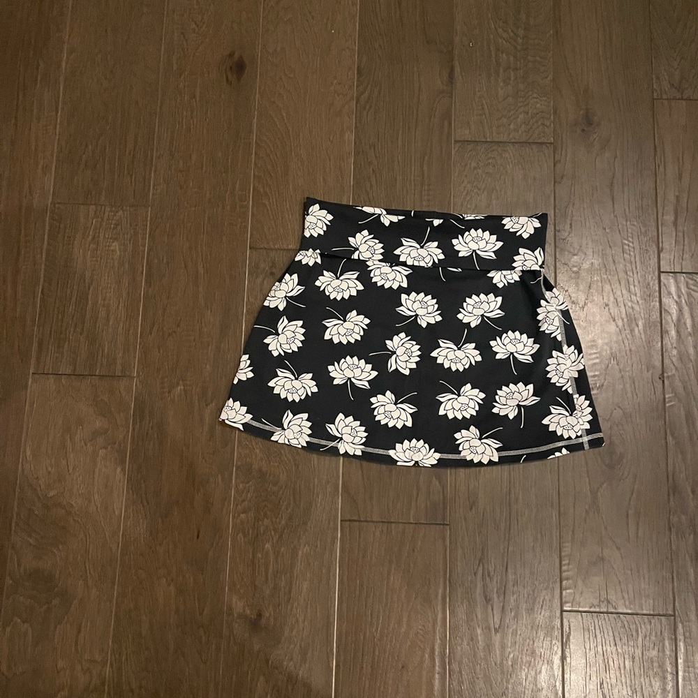 Mini Skirt with Flowers